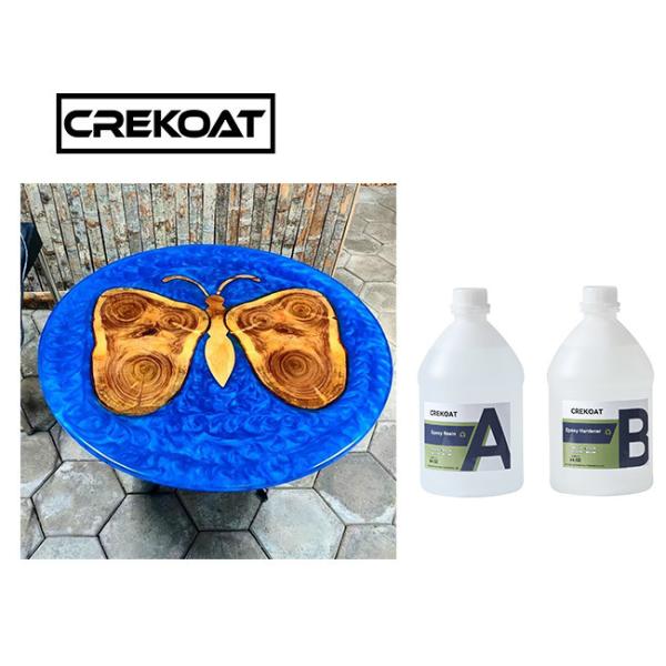 Смола искусства эпоксидной смолы древесины столешниц кристально ясная УЛЬТРАФИОЛЕТОВАЯ устойчивая