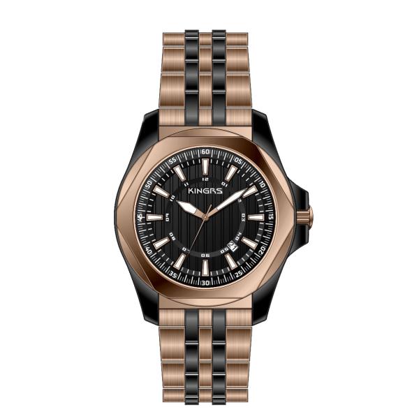 43.0 mm Men's Luxury wrist  stainless steel watches for ladies , quartz casual t watches