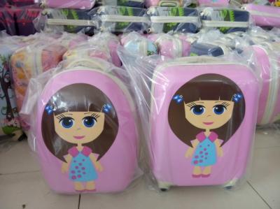 hot sale lovely kids trolley luggage bag suitcases in baigou baoding hebei China Factory