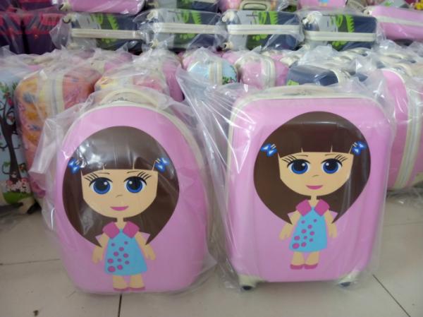 hot sale lovely kids trolley luggage bag suitcases in baigou baoding hebei China Factory