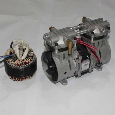 compressor de ar puro 220V de Oilless 370W do compressor de ar do pistão do dobro 50Hz