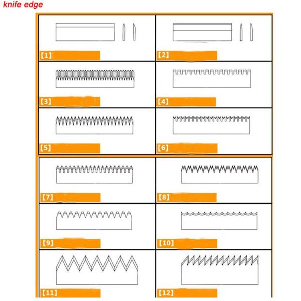 6 Inches Serrated Blade For OEM Cutting Saw Tooth Packing Machine