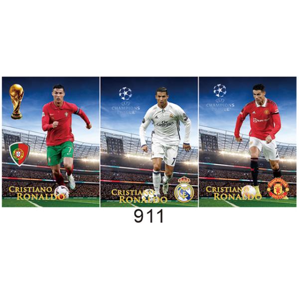 14 Designs Ronaldo World Football Soccer Player 12x16 inches Poster 3D Lenticular Football Poster