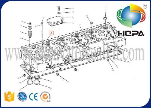 CAT Excavator 3306 3306B Engine Cylinder Head 8N6796 8N-6796