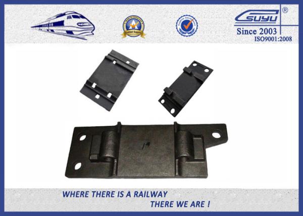 Double Shoulder Forged Cast Rail Base Plate Hole Diameter 10MM