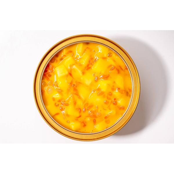 Двойные свежие огурцы манго Помело Саго Пудинг Мгновенная готовая еда