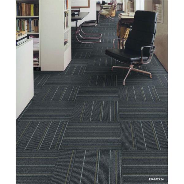 Multi level loop Nylon striped office carpet tile, nylon carpet tiles