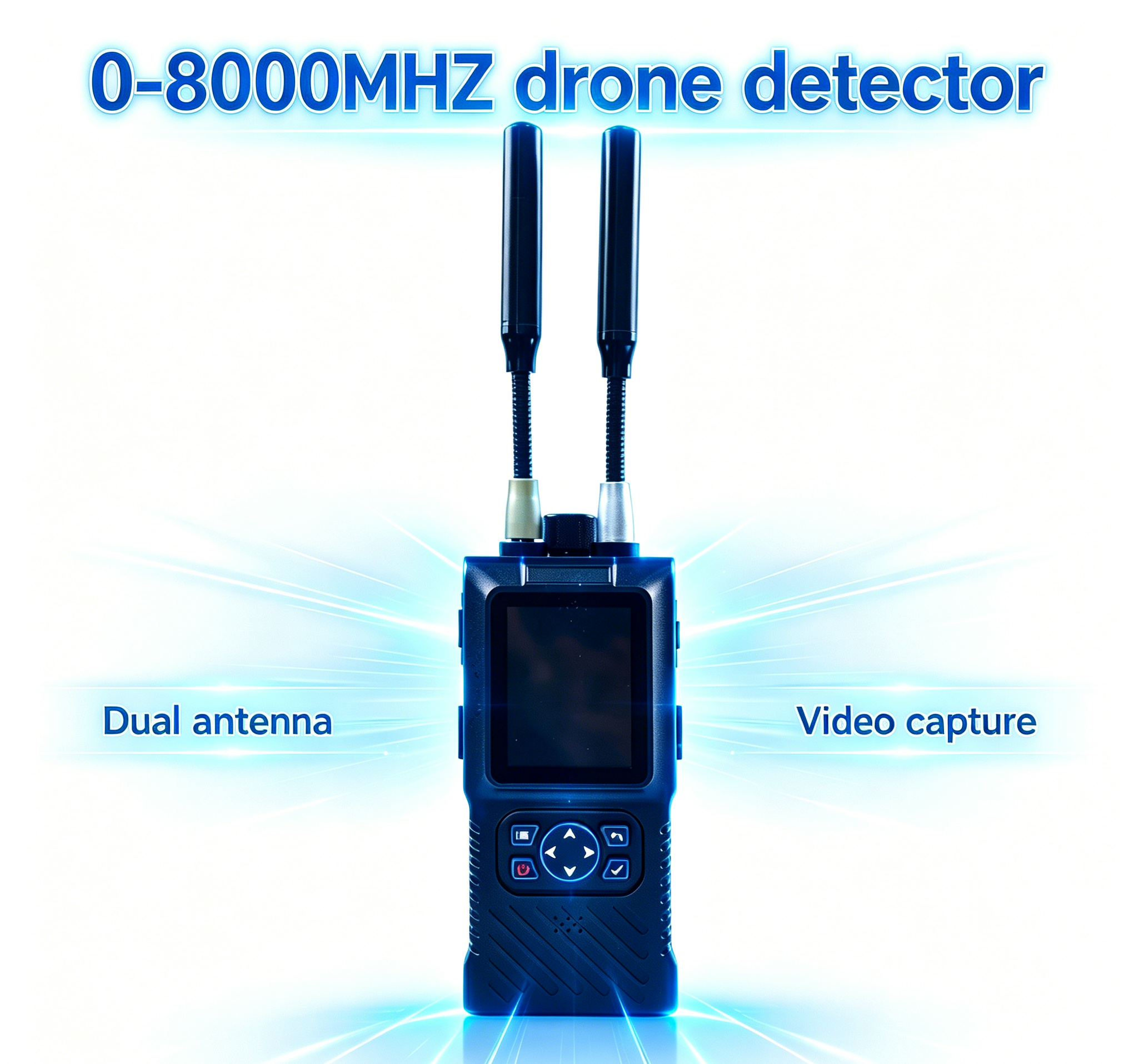 0-8000mhz Handheld Drone Detector FPV Detection For Fast Uav Anti Drone System