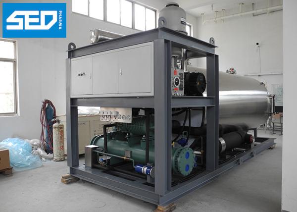 304 de aço inoxidável multi tipo funcional do consumo de baixa energia da máquina de secagem do gelo do vácuo
