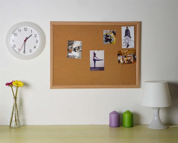 Placas decorativas antiusura do ODM ISO9001 Cork Board Wooden Framed Notice