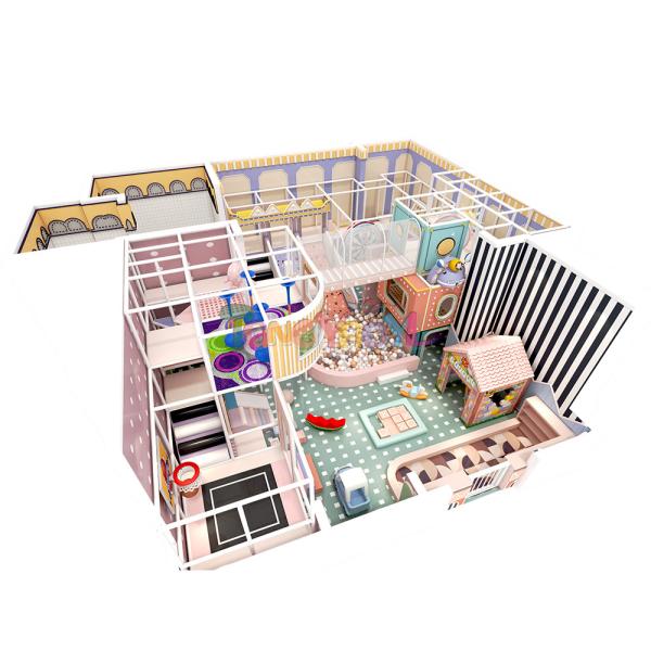 Safe Indoor Play Structures For Kids - Fully Customizable Colorful Playground