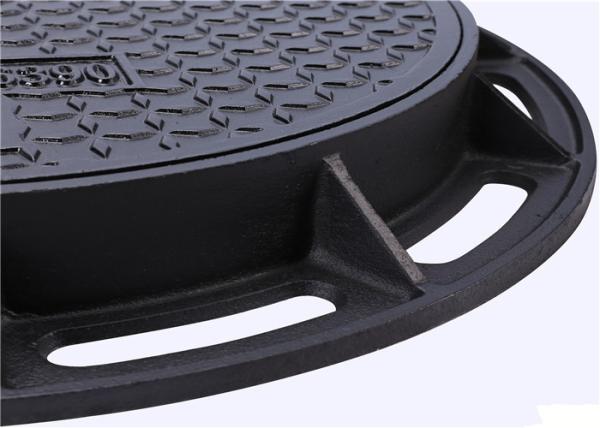 Tank Truck Single Seal Manhole Cover Cast Iron For Main Roads / Plywood Pallets