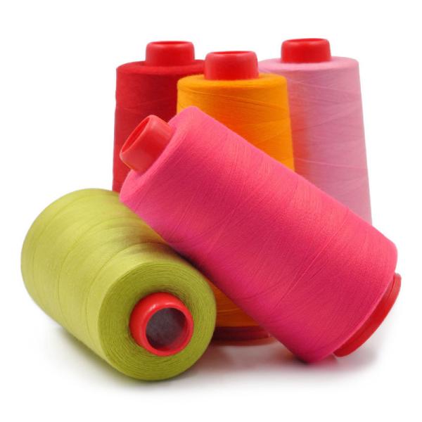 Hot Selling 5000 Yards 40/2, 20/3, 60/2 100% Polyester Sewing Thread Clothing Sewing