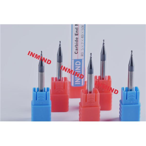 Industrial Aluminium Milling Cutters , Micro Size Solid Carbide Milling Cutters