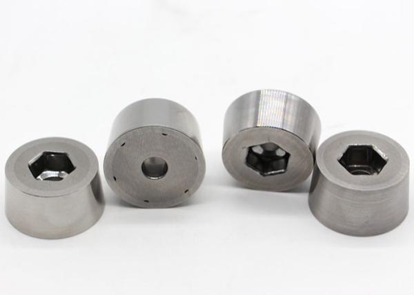 Tungsten Carbide Nut Forming Dies Natural Color High Wear Resistance