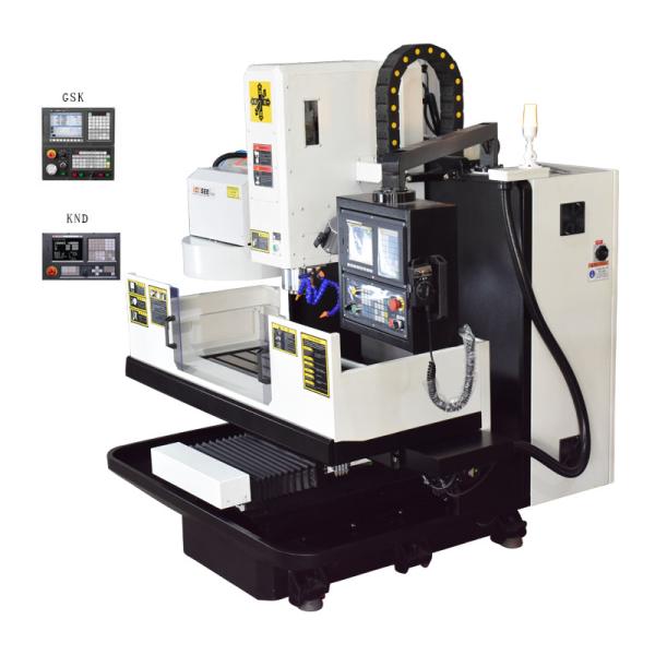 3 Axis 4 Axis VMC High Speed Milling Machine 12 Pcs Tool Capacity For Metal Making