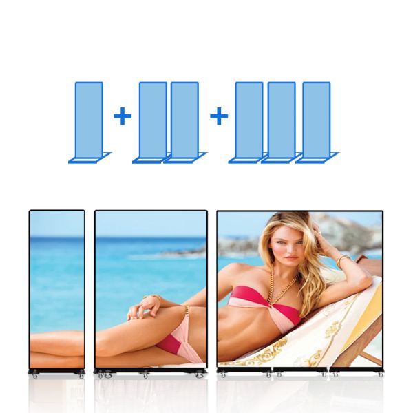 P1.86 LED Poster Screen Spliceable led poster Digital Signage led Display