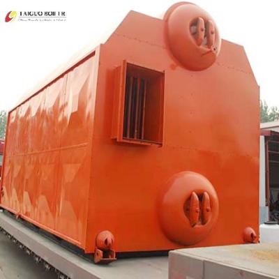 Caldeira de vapor de tubo de água de barril duplo série SZL Caldeira industrial a carvão