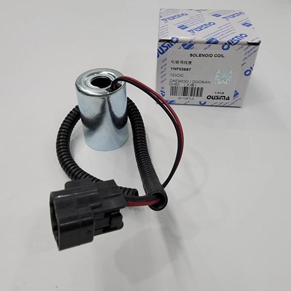 Exvacator Electric Part Solenoid Valve Coils YNF02597 12 VDC For Doosan DH60