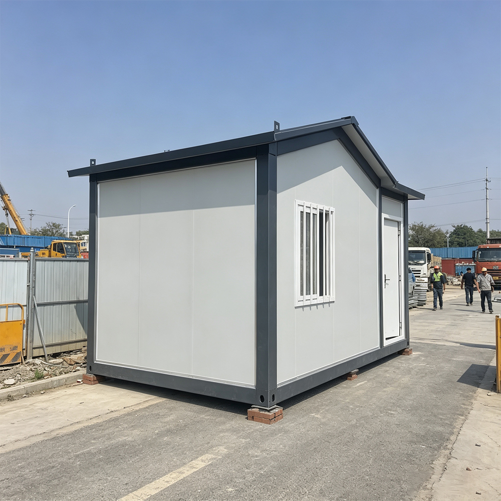 Construction Site Temporary Office Quick Assembly Bolt Connected Prefab Box House With Windproof Structure for Worker Dormitory