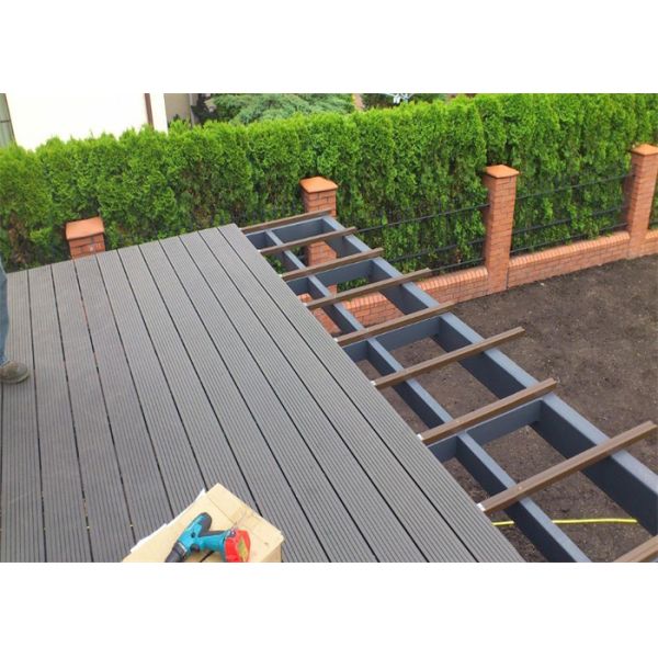 Outdoor WPC Fluted Wall Panel Wood Plastic Composite