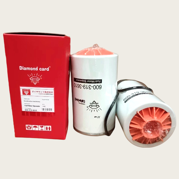 High quality Fuel Filter 600-319-3610 for PC200-8 PC210-8 Excavator