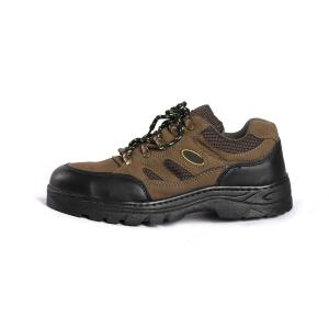 Shengjie Metal Eyelets Steeltoe Microfibra de couro sola externa de borracha
