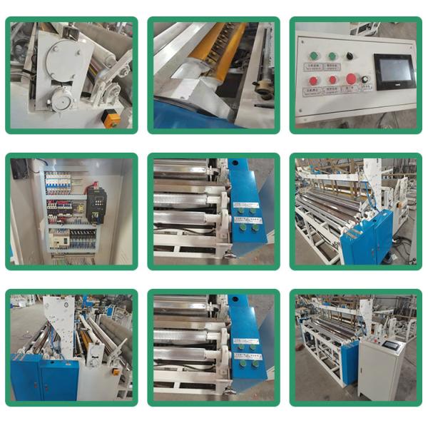 Semi Automatic Tissue Paper Making Machine  PLC Controller 300m/Min