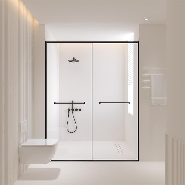 3mm-12mm Tempered Glass Shower Room Dry And Wet Separation