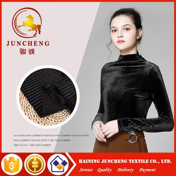 2018 hot sale spandex corduroy velvet for fashion dress and pant