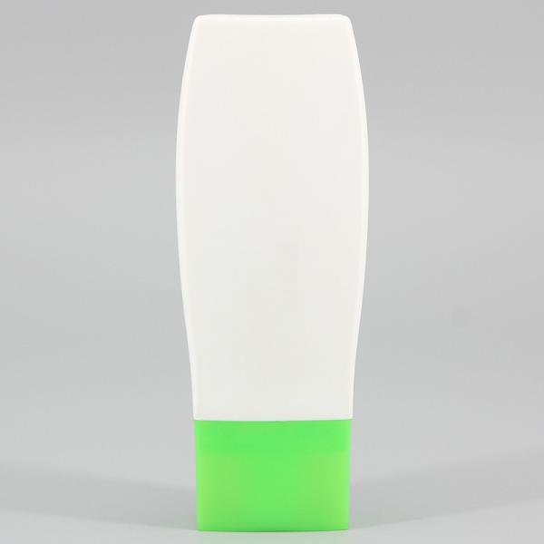 2.02oz/60ml HDPE Sunscreen Lotion Cream Bottle, Extruded Type Small Square Tube, Facial Cleanser Cosmetic Plastic Bottle