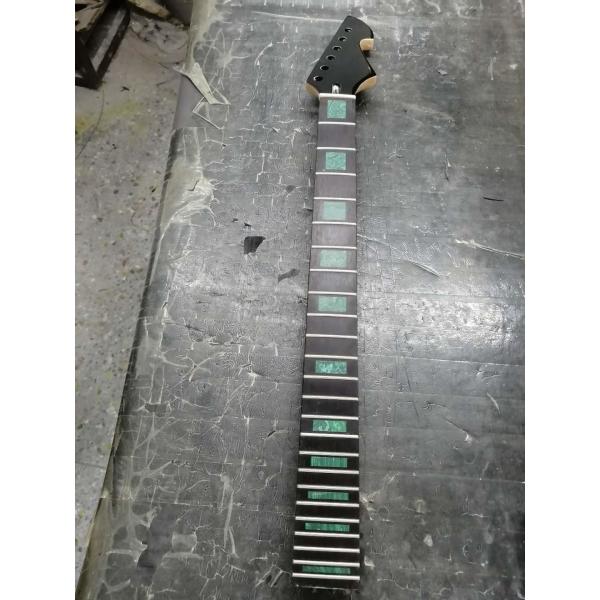 Custom Grand Paddle Guitar Headstock Unfinished Roasted Maple ST Guitar Neck Electric Acoustic Guitar Accept Kinds OEM