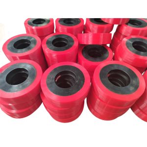 Ruedas de revestimiento de poliuretano 85 A Dureza en tierra Ruedas de equipos industriales