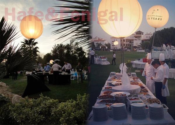 Outdoor Activity Decoration Moon Balloon Light LED 400W 600W 800W Inflatable 3200k