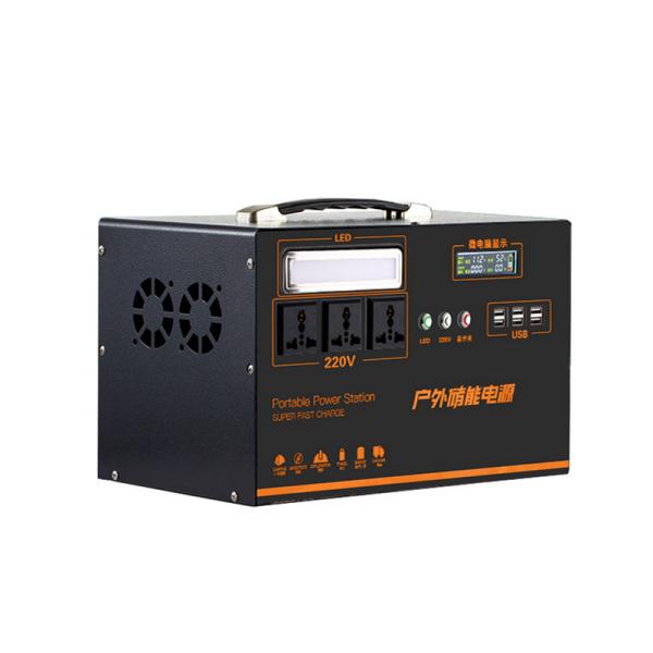 На открытом воздухе портативный генератор 1000W электростанции 220v