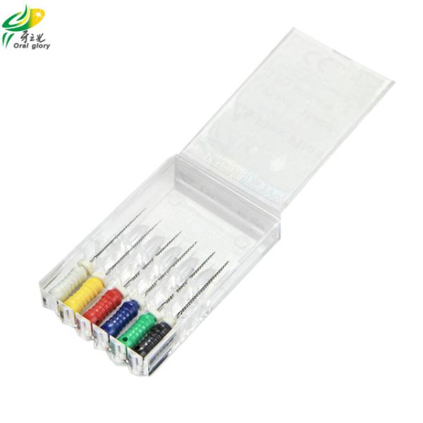 Fracture Resistant Endodontic Hand Files , Root Canal Files 6pcs/Pack