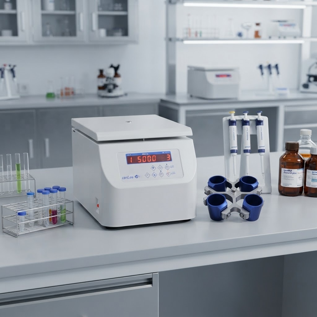 Bench-top Low Speed Centrifuge 5000rpm 4390xg Laboratory Centrifuge 4x500ml with Rotor for Blood Tube Microplate