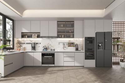 Trendy Easy Clean Island Kitchen Cabinet Unit Set Modular Customized Size