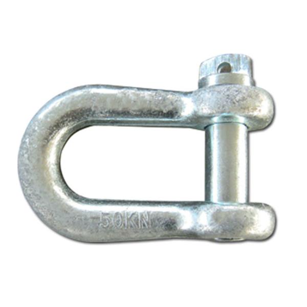 Grillos resistentes de alta resistencia, carga clasificada del perno de seguridad 1T-30T que levanta los grillos de D