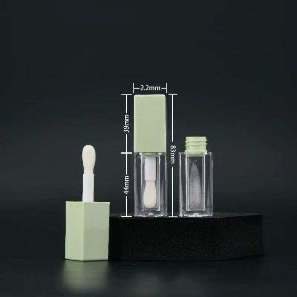 Big Head Brush 5ml Plastic Lip Gloss Tube Support Color Customization