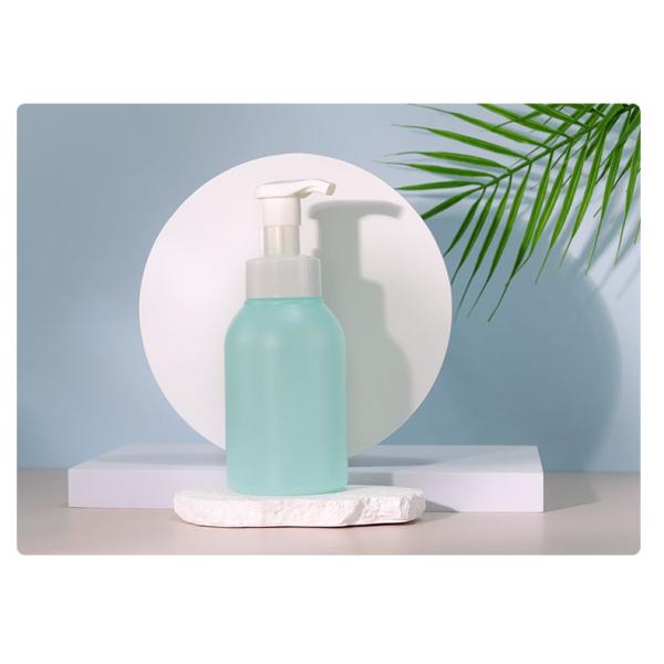 Luxury HDPE Plastic 400ml Blue Plastic Pump Dispenser Hand Wash Bottles, Liquid Soaps Bottle Empty Hand Sanitizer Bottle