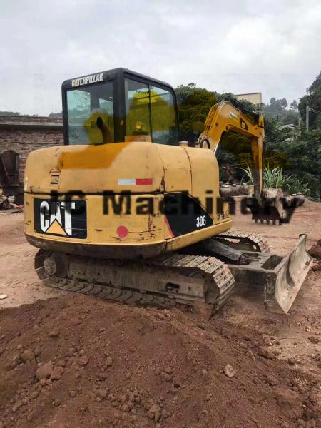 O modelo o mais atrasado usou máquinas escavadoras do gato 306, ³ pequeno da máquina escavadora 0.3m de 306E Caterpillar