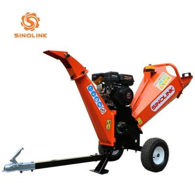6.5hp 7HP 9hp Petrol Small wood chipper crusher machine Garden tree branch