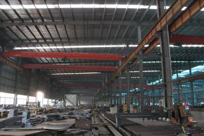 Q235, construções de aço industriais do quadro da luz Q345 para fábricas de matéria têxtil
