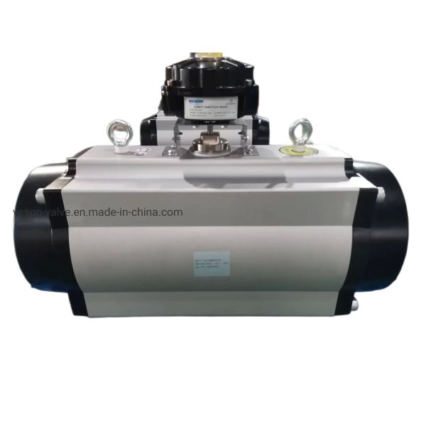 Single Acting Pneumatic Actuator with Travel Adjustment ±5º High Performance Springs and Precision Ground Pinion