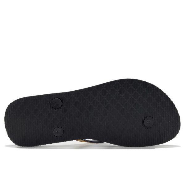 Glitter Uppers Impression florale Flip Flops pour femmes Chaussures Sandals Marque OEM