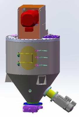 Mezcladora vertical de cinta de polvo de acero inoxidable con máquina mezcladora de cinta CIP