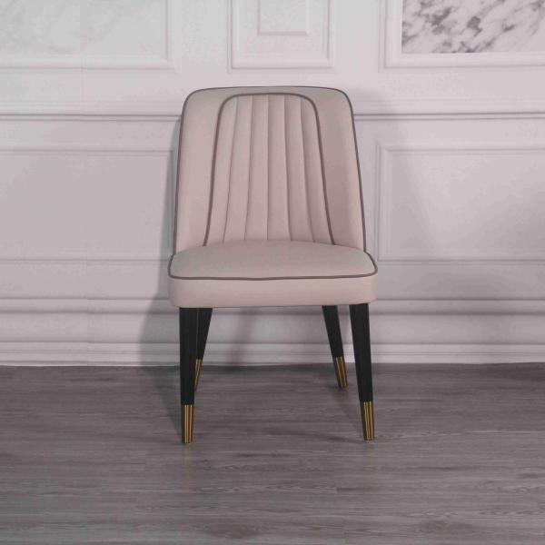 Стулья столовой PU стула задней части твердой древесины гостиницы высокой эластичной проложенные губкой