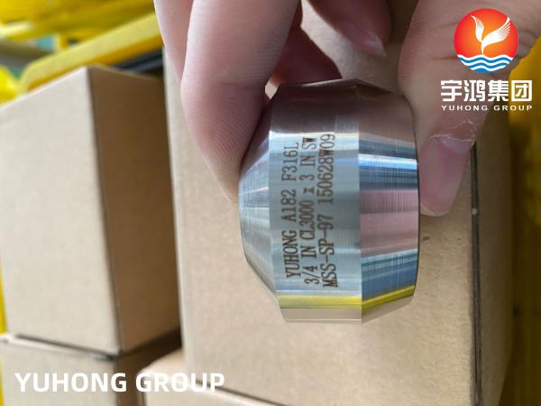 ASTM A182 F316l ASME B16.11 Instalação de cotovelo de aço inoxidável