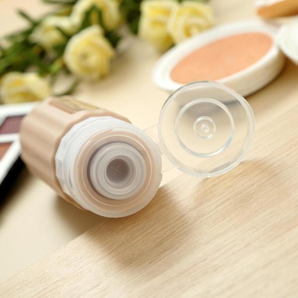 Bouteilles de toilettes de voyage en silicone compactes